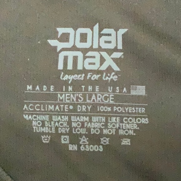 PolarMax (1.0) LIGHT WEIGHT TECH BASELAYER CREW- Black - Picture 9 of 12